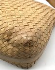 Bottega Veneta Pinecone Woven Leather Hop Hobo Bag