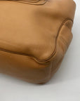 Celine Camel Calfskin Boogie Handbag