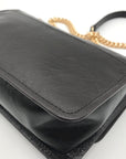 Michael Kors Chocolate Suede & Leather Claire Shoulder Bag