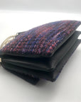 Kate Spade Emerson Place Lenia Purple Tweed Convertible Crossbody