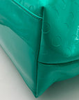 Kate Spade New York Teal Camellia Street Sophie PVC Zipper Tote Bag