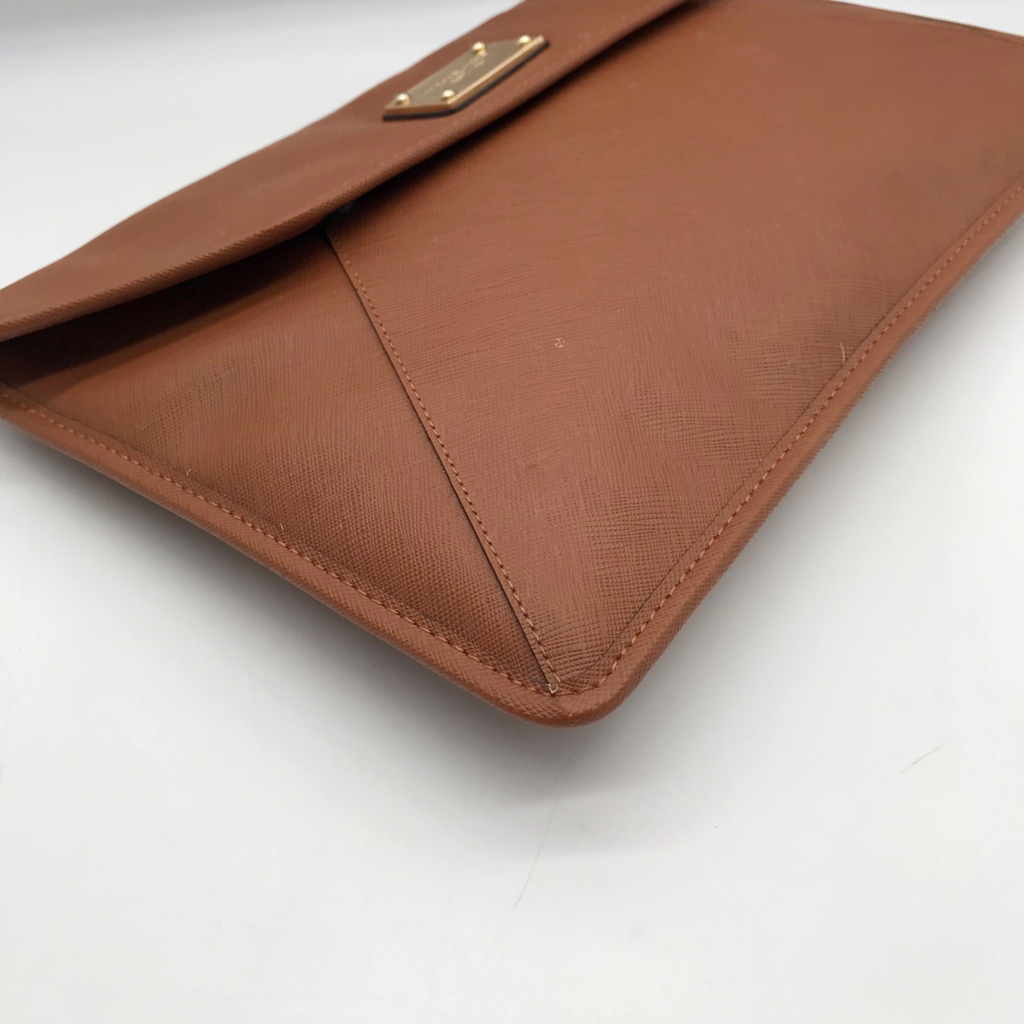 Michael Kors Tan Clutch Bag