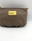 Marc by Marc Jacobs Classic Q Percy Gray Pebbled Leather Crossbody & Matching Wallet