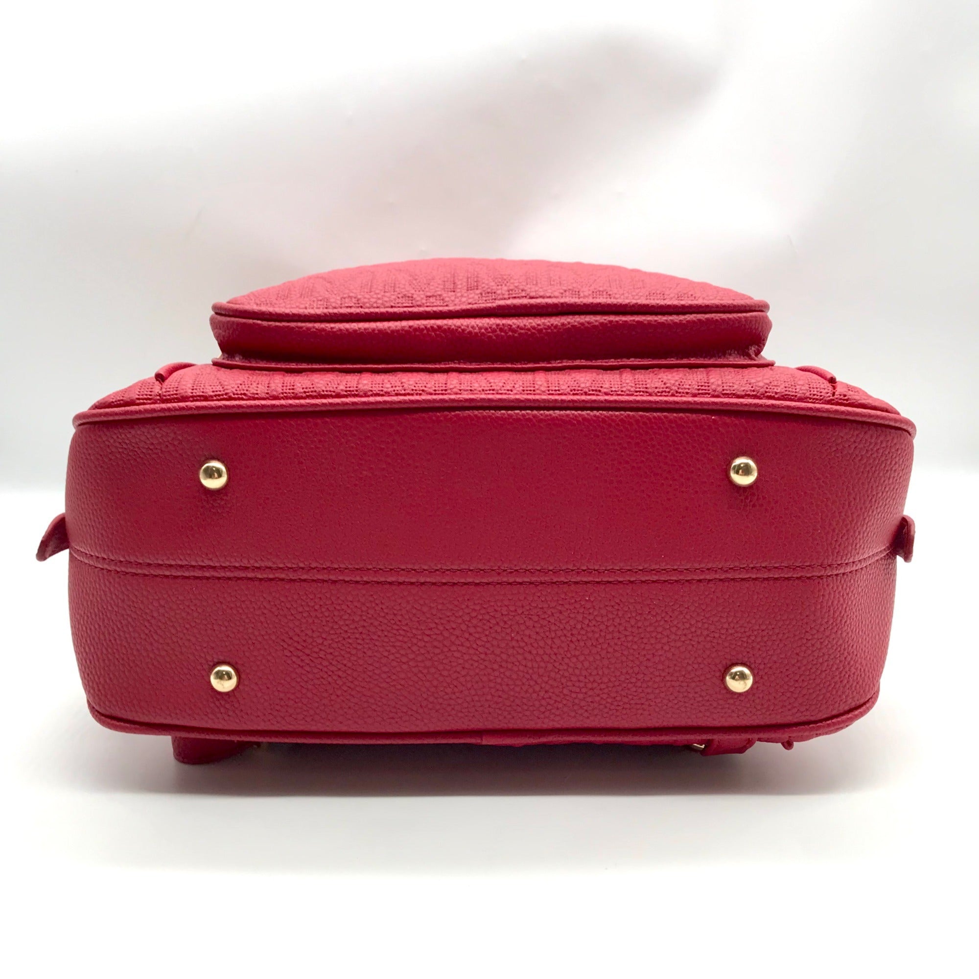 MKF Red Signature Backpack Bag
