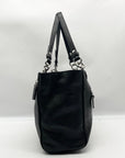 Coach Black Pebbled Leather Penelope Satchel Bag F16531