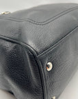 Coach Black Pebbled Leather Penelope Satchel Bag F16531