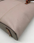 Dooney & Bourke Gray Pebbled Grain Lexington Shopper Tote
