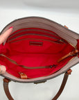 Dooney & Bourke Gray Pebbled Grain Lexington Shopper Tote