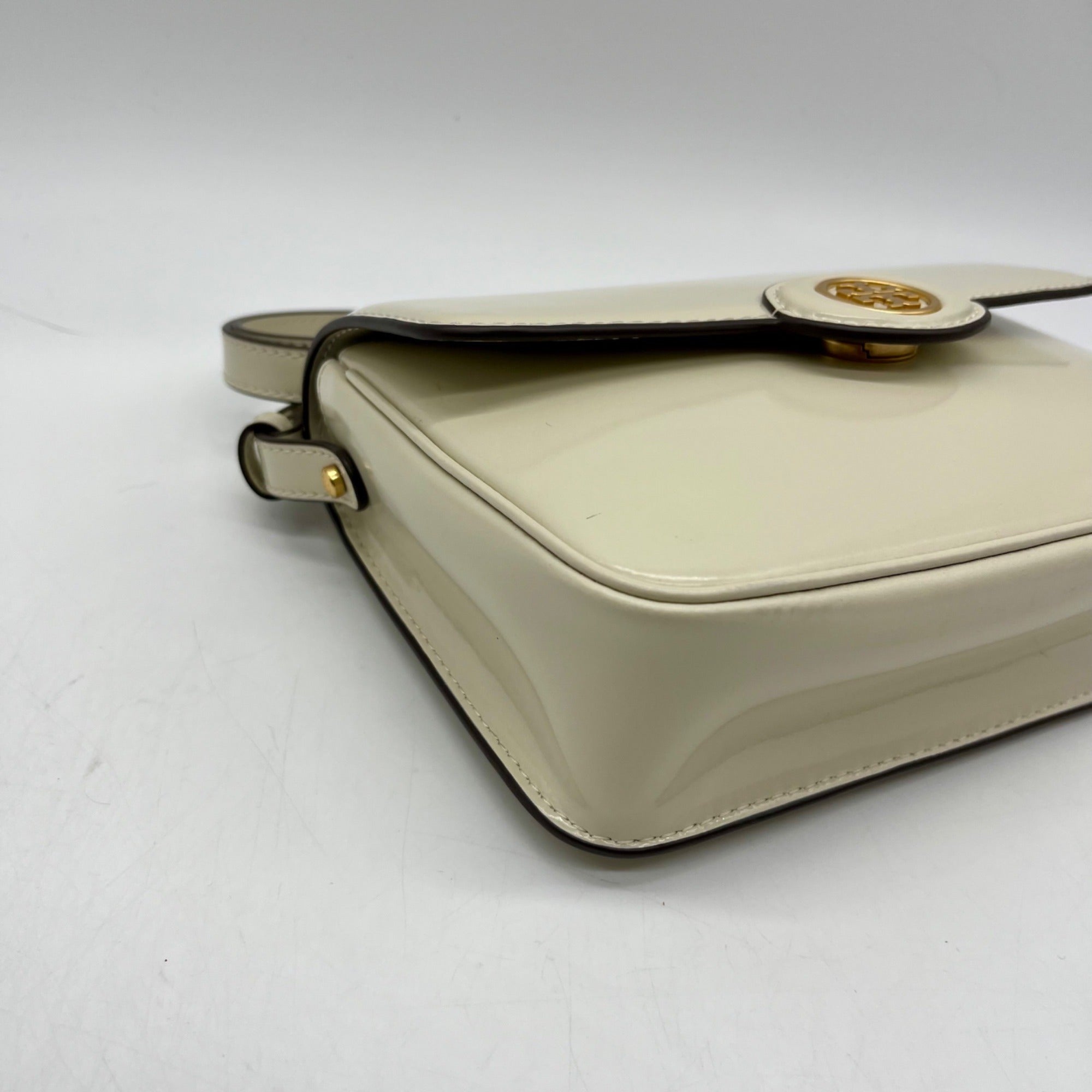 Tory Burch White Leather Crossbody Bag