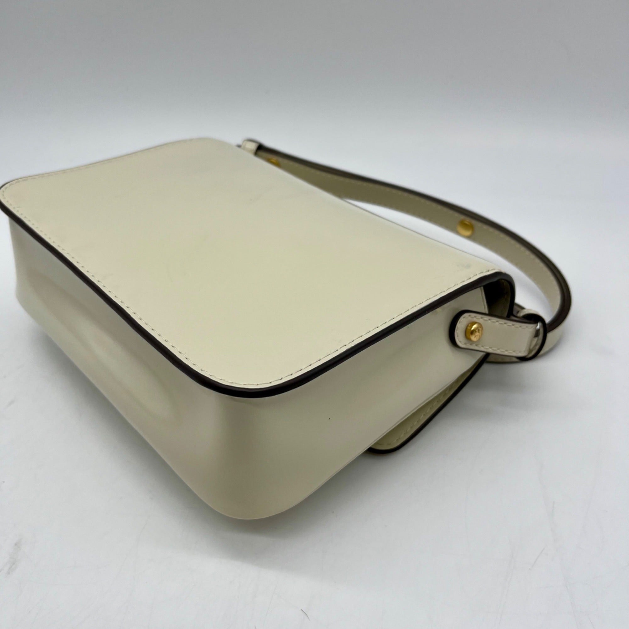 Tory Burch White Leather Crossbody Bag