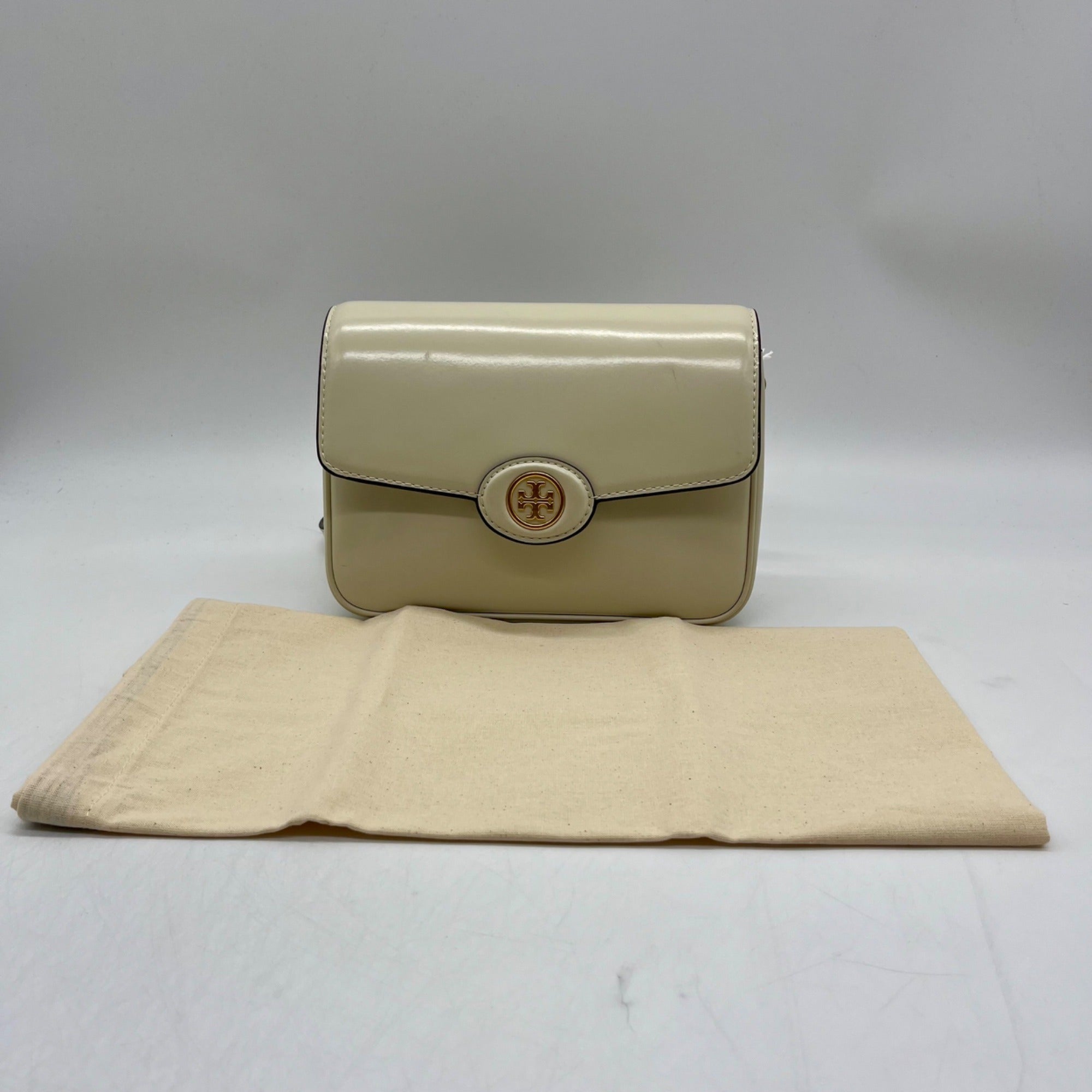 Tory Burch White Leather Crossbody Bag