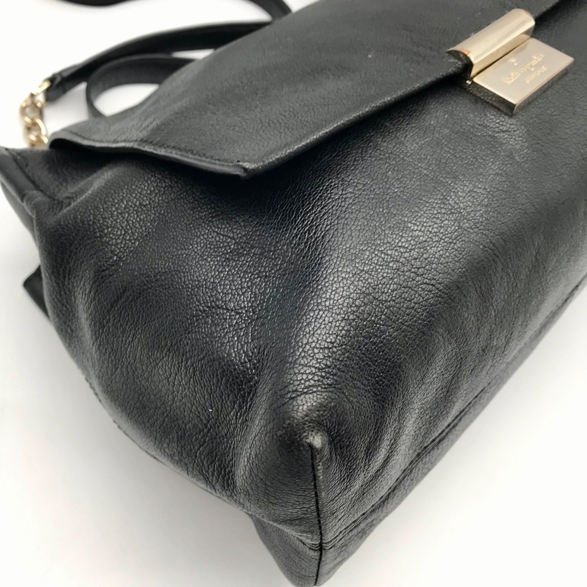 Kate Spade Black Leather Crossbody Bag