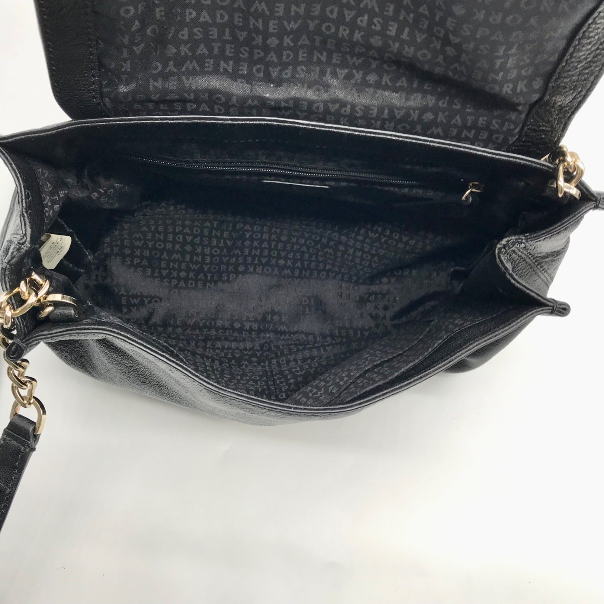 Kate Spade Black Leather Crossbody Bag