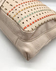 The Sak Off-White Pebbled Leather Sanibel Crossbody Bag