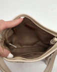 The Sak Off-White Pebbled Leather Sanibel Crossbody Bag