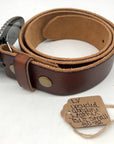 Upcycled Artisan-made  Louis Vuitton Genuine Leather Belt