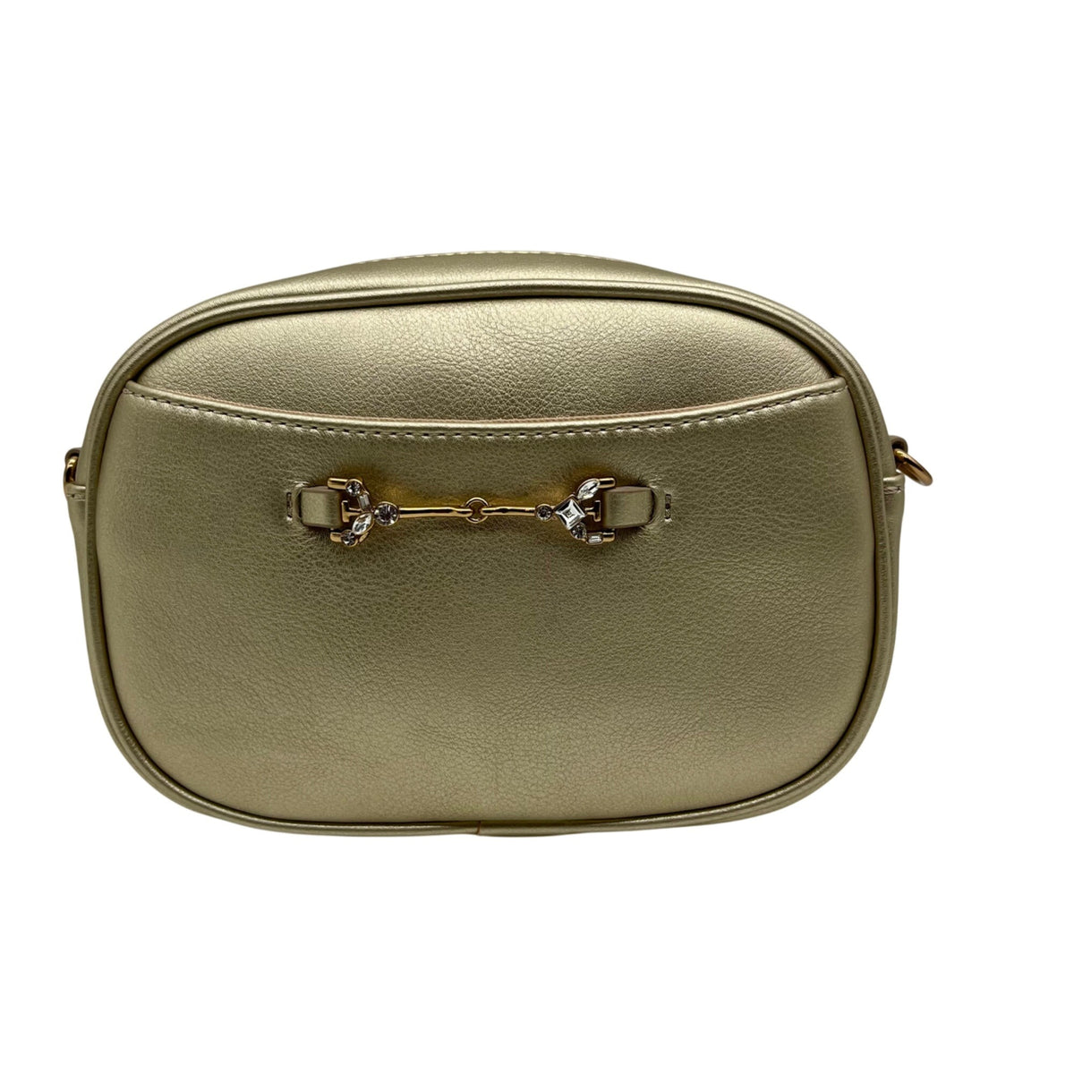 Sam Edelman Gold Faux Leather Tote Bag