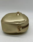 Sam Edelman Gold Faux Leather Tote Bag