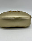 Sam Edelman Gold Faux Leather Tote Bag