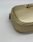Sam Edelman Gold Faux Leather Tote Bag