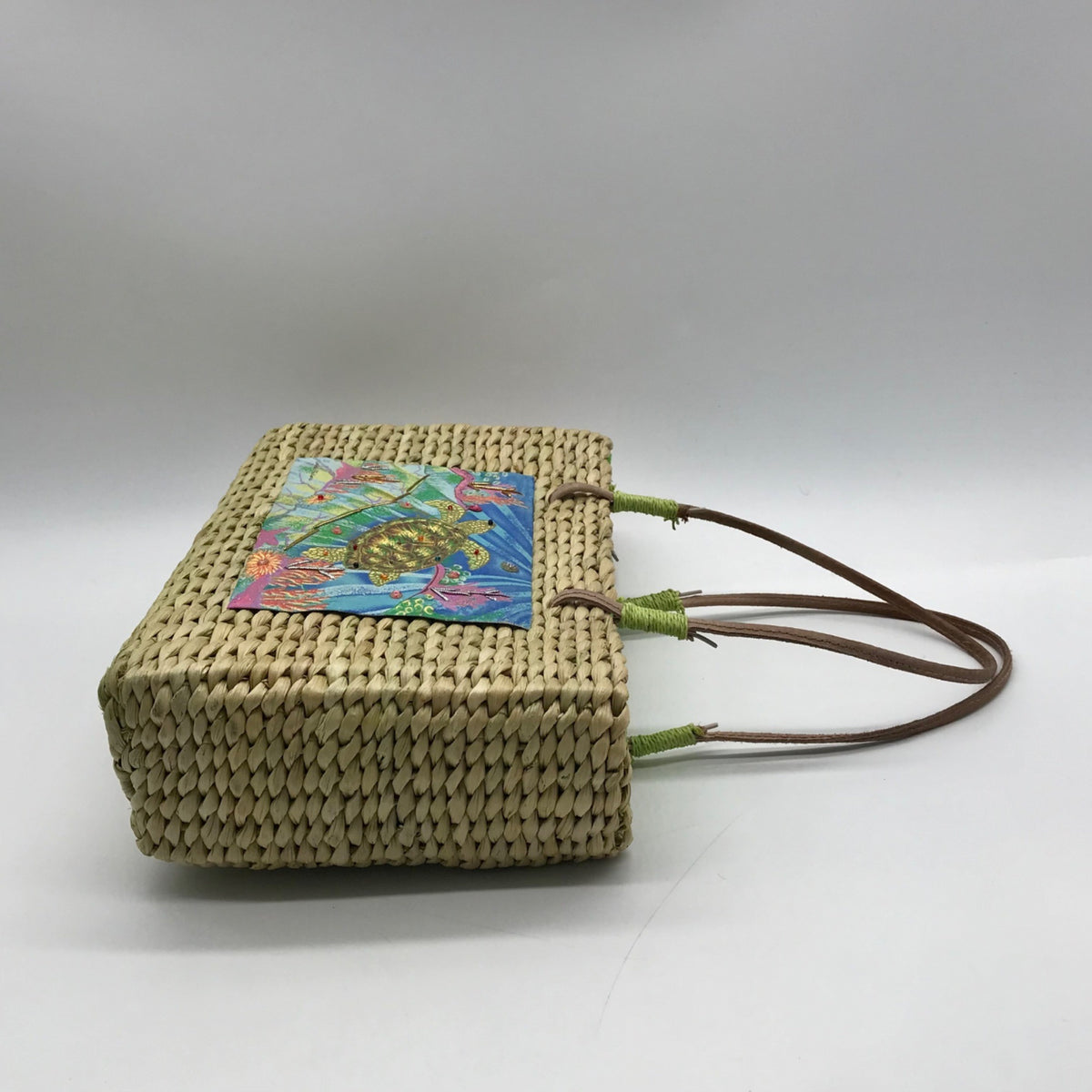 Sun &amp; Sand Tan Woven Straw Tote Bag