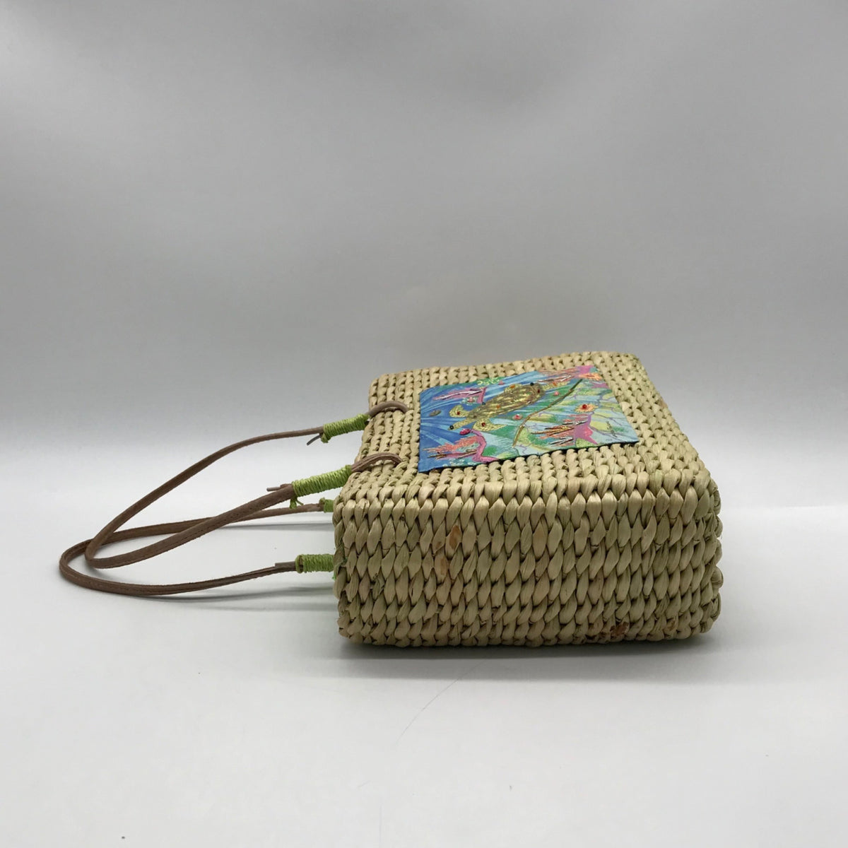 Sun &amp; Sand Tan Woven Straw Tote Bag