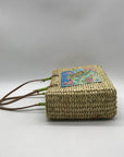 Sun & Sand Tan Woven Straw Tote Bag