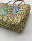 Sun & Sand Tan Woven Straw Tote Bag
