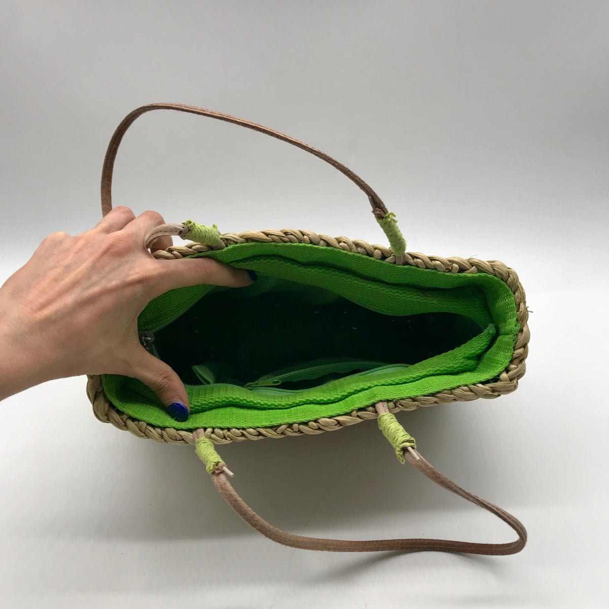 Sun &amp; Sand Tan Woven Straw Tote Bag