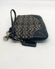 Coach Signature Canvas Black & Gray Wristlet