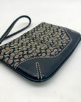 Coach Signature Canvas Black & Gray Wristlet