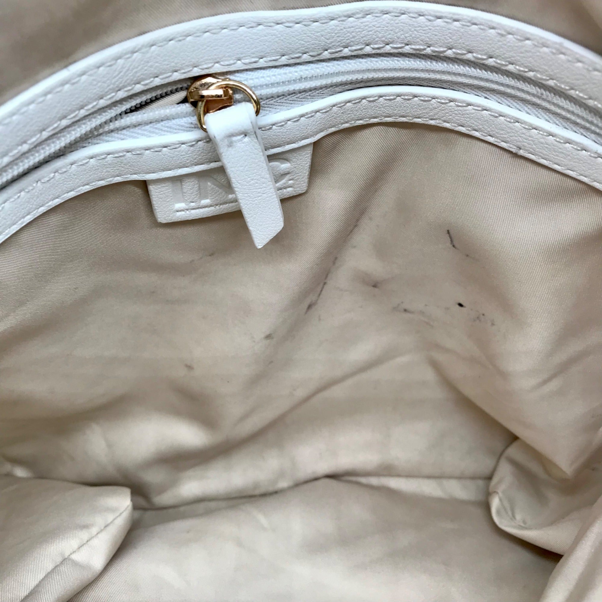 I.N.C. International Concepts Vanilla Trippii Chain Tote Bag