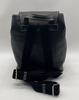 Dooney & Bourke Black Pebbled Leather Murphy Backpack