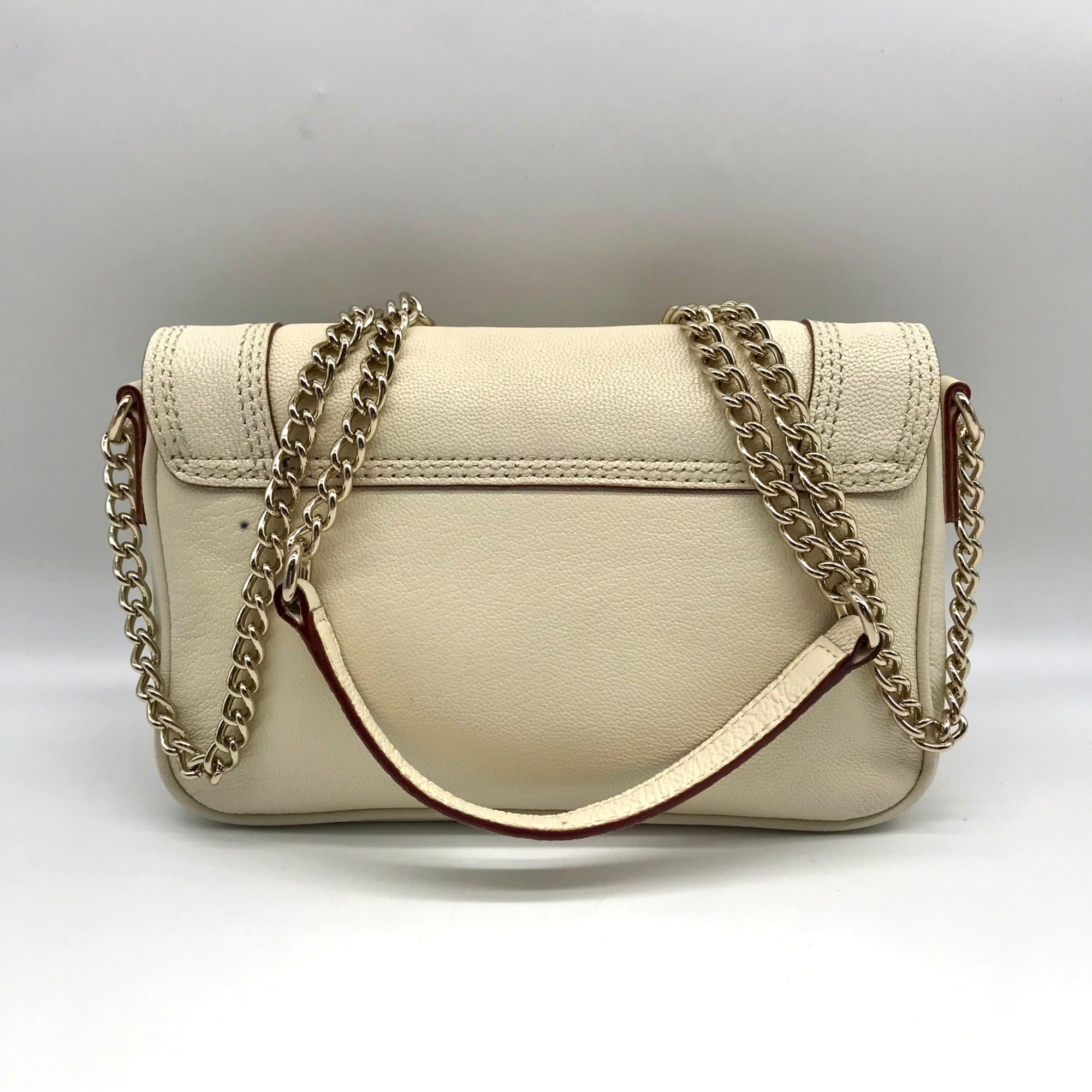 Kate Spade Ivory Leather Primrose Hill Little Kaelin Crossbody Bag