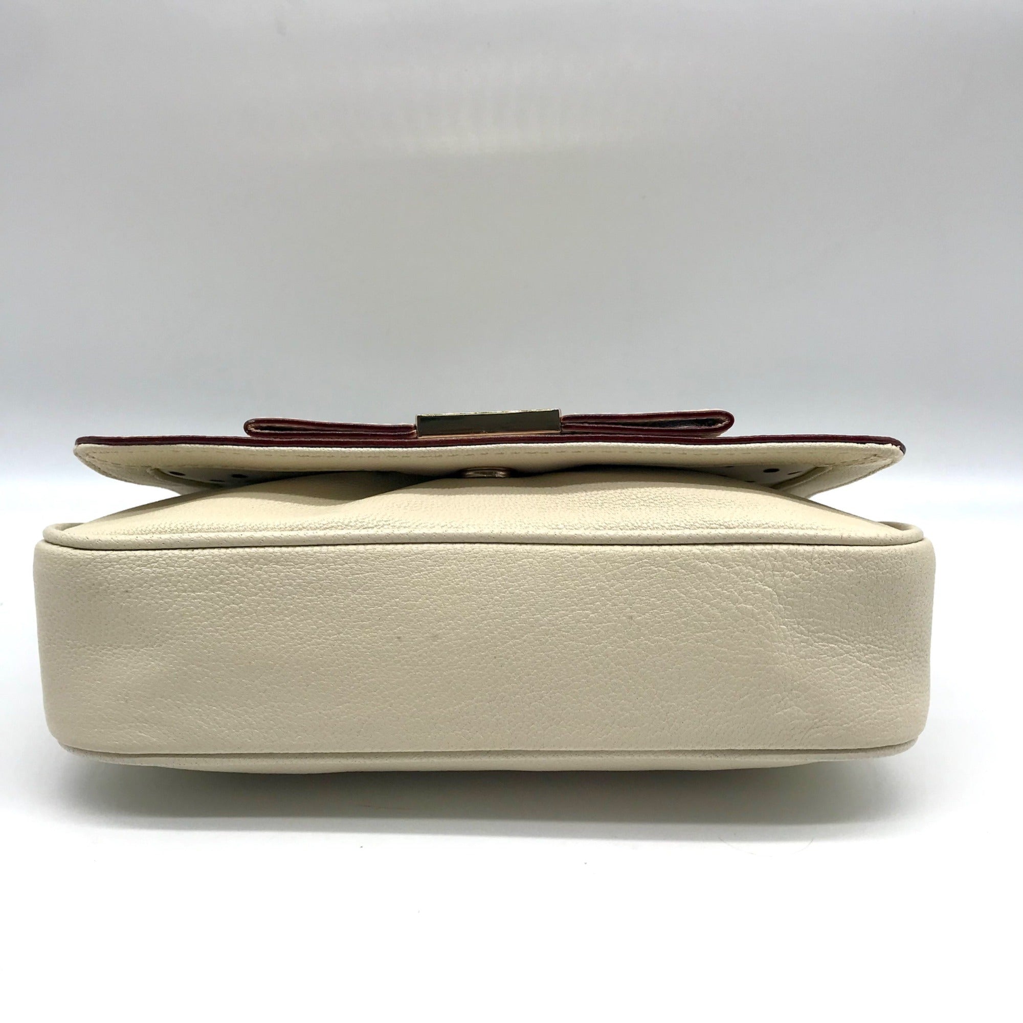 Kate Spade Ivory Leather Primrose Hill Little Kaelin Crossbody Bag