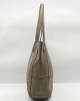 Joy Susan Taupe Vegan Leather Large Tote Bag