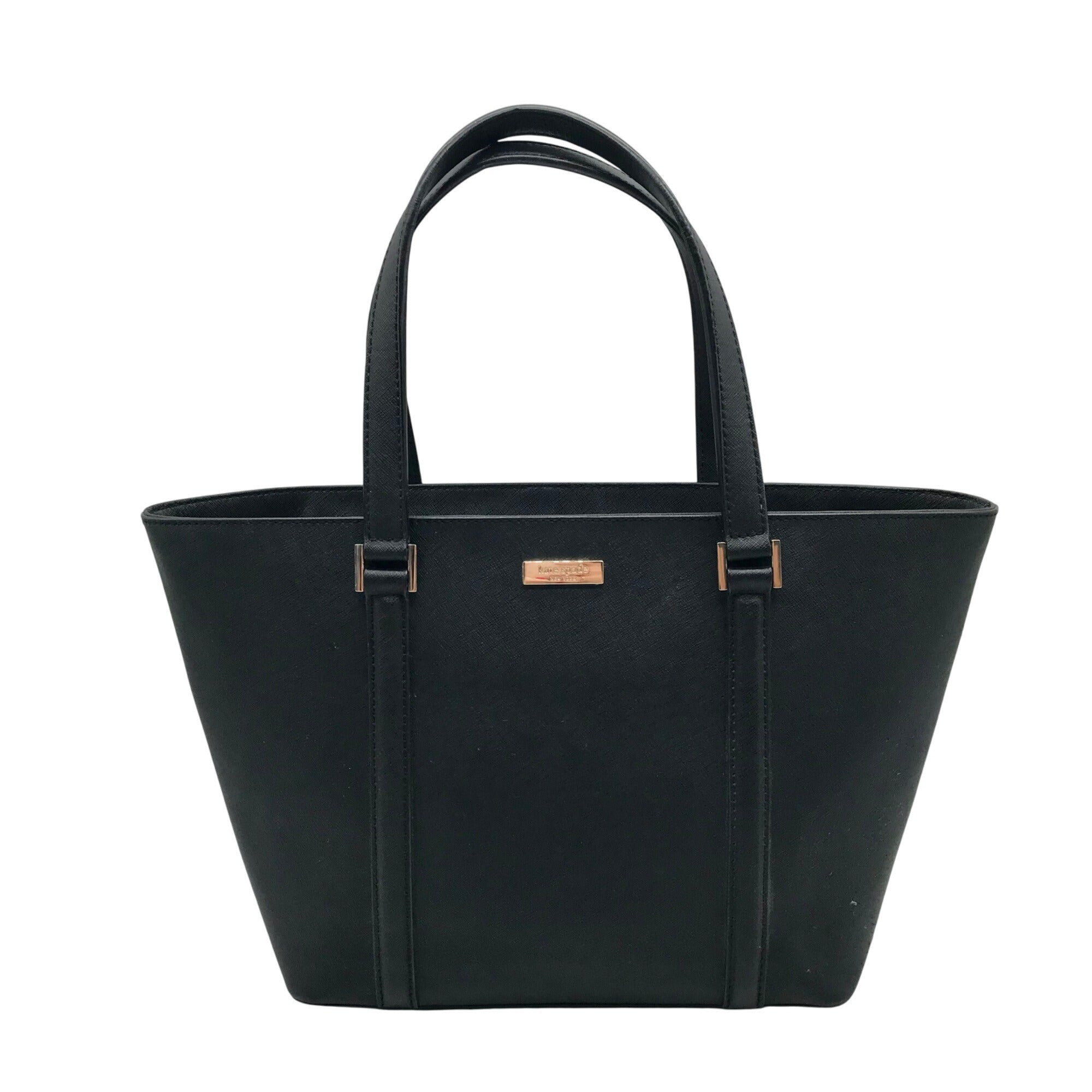 Kate Spade Black Saffiano Leather Cara Shoulder Bag