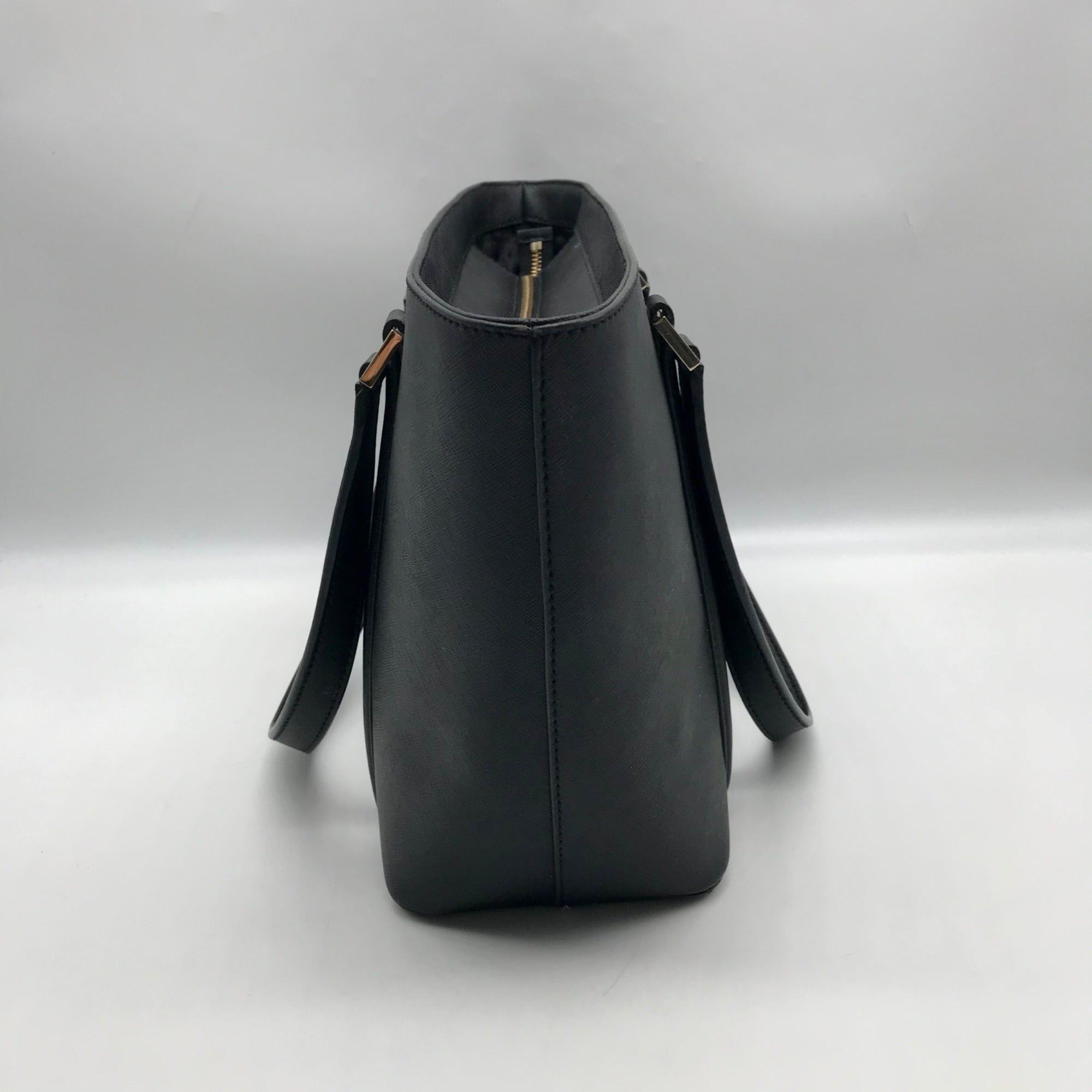 Kate Spade Black Saffiano Leather Cara Shoulder Bag