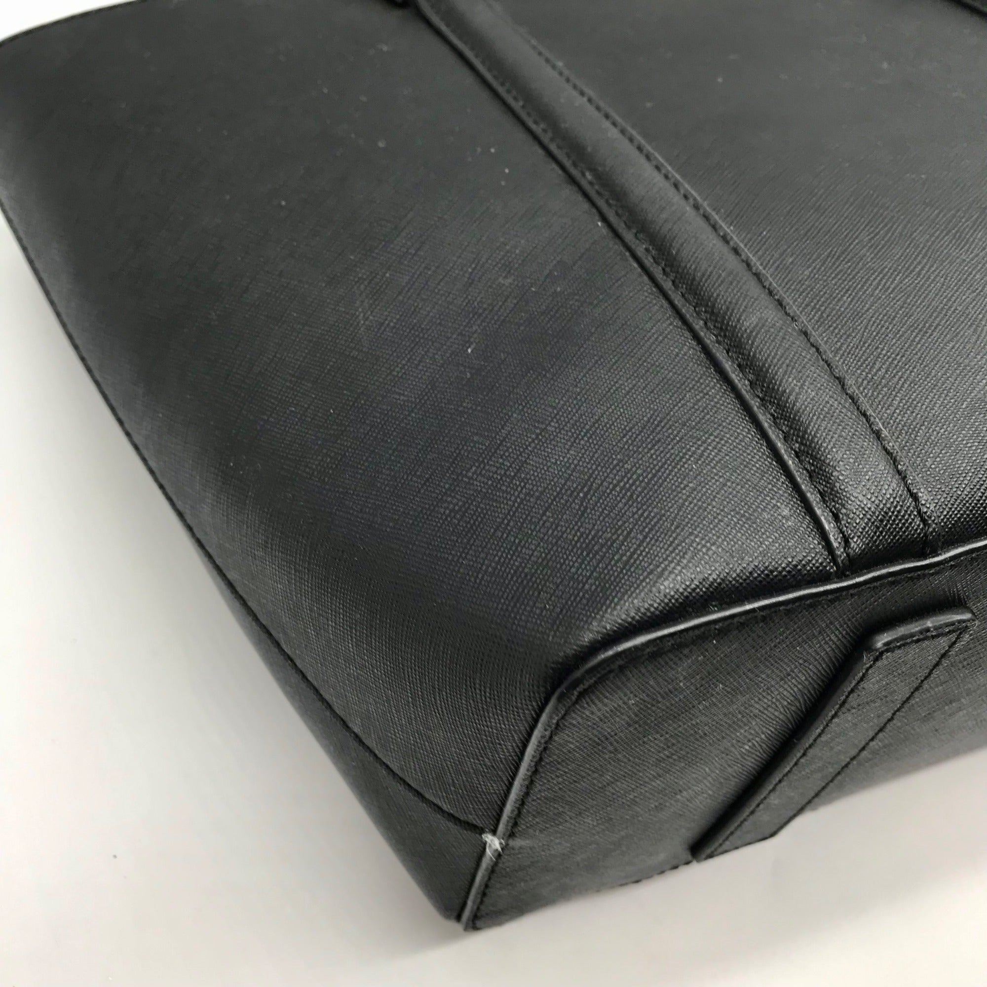 Kate Spade Black Saffiano Leather Cara Shoulder Bag