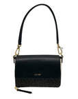 Calvin Klein Multicolor Faux Leather Signature Flap Millie Shoulder Bag