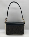 Calvin Klein Multicolor Faux Leather Signature Flap Millie Shoulder Bag