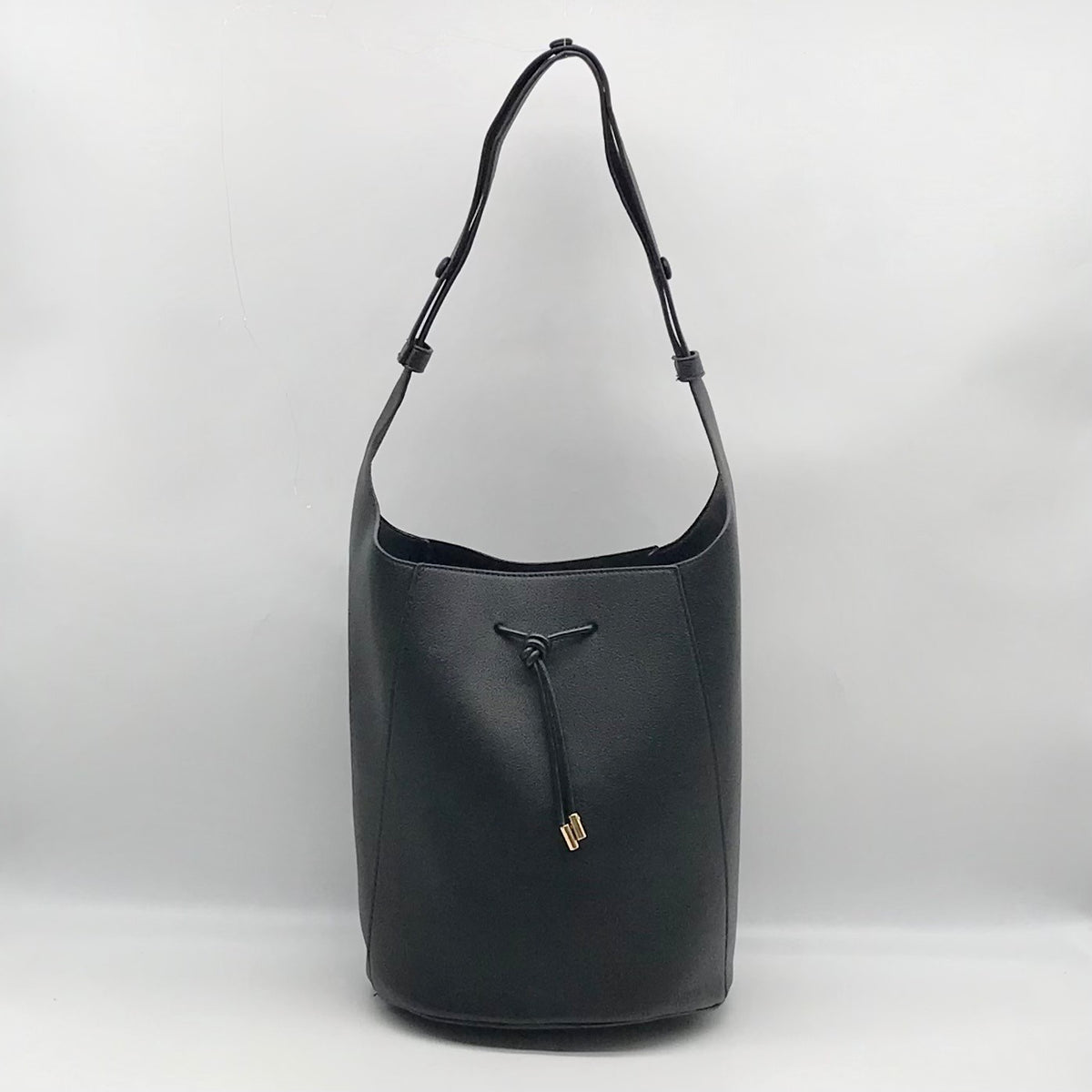 Like Dreams Black Stella Bucket Tote Bag