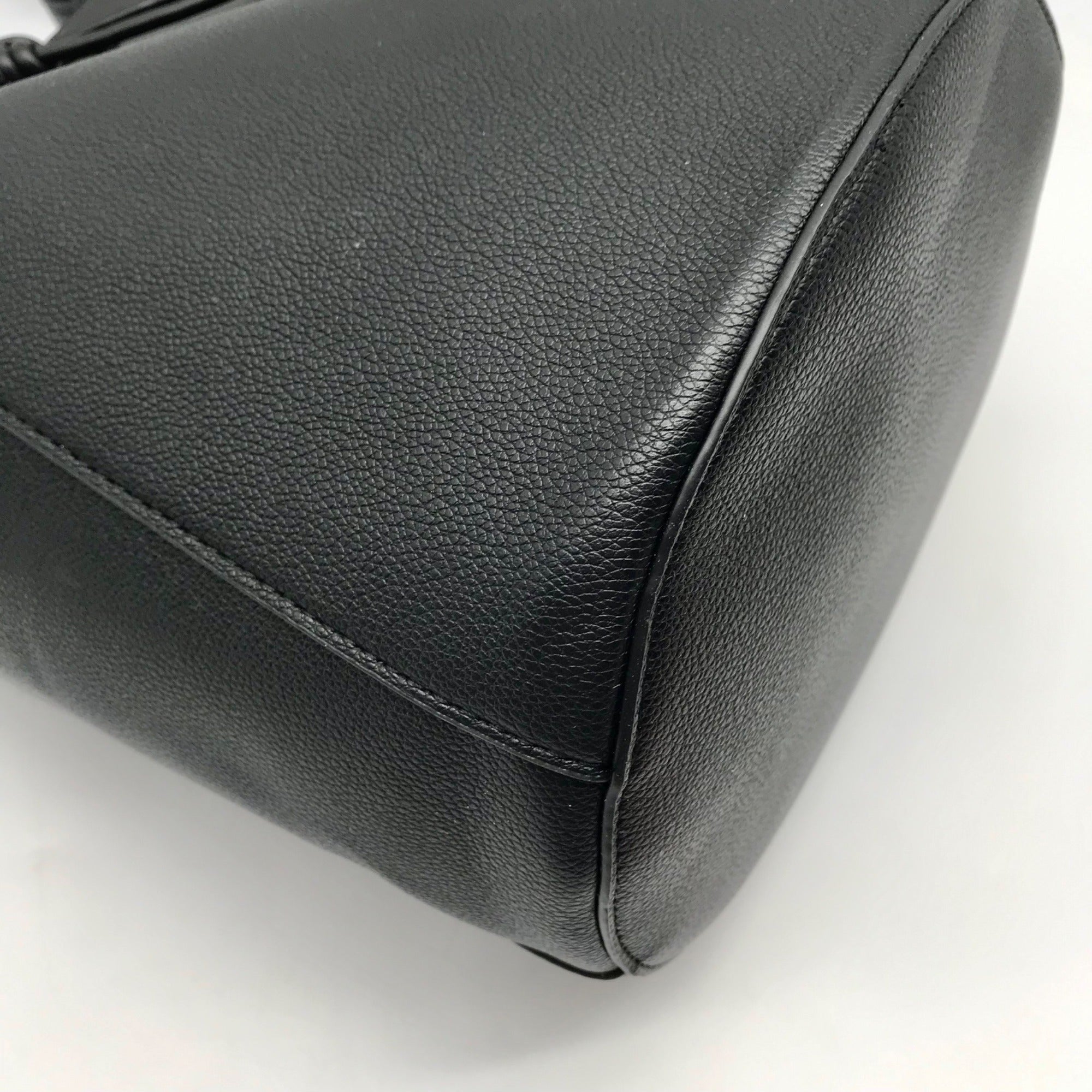 Like Dreams Black Stella Bucket Tote Bag