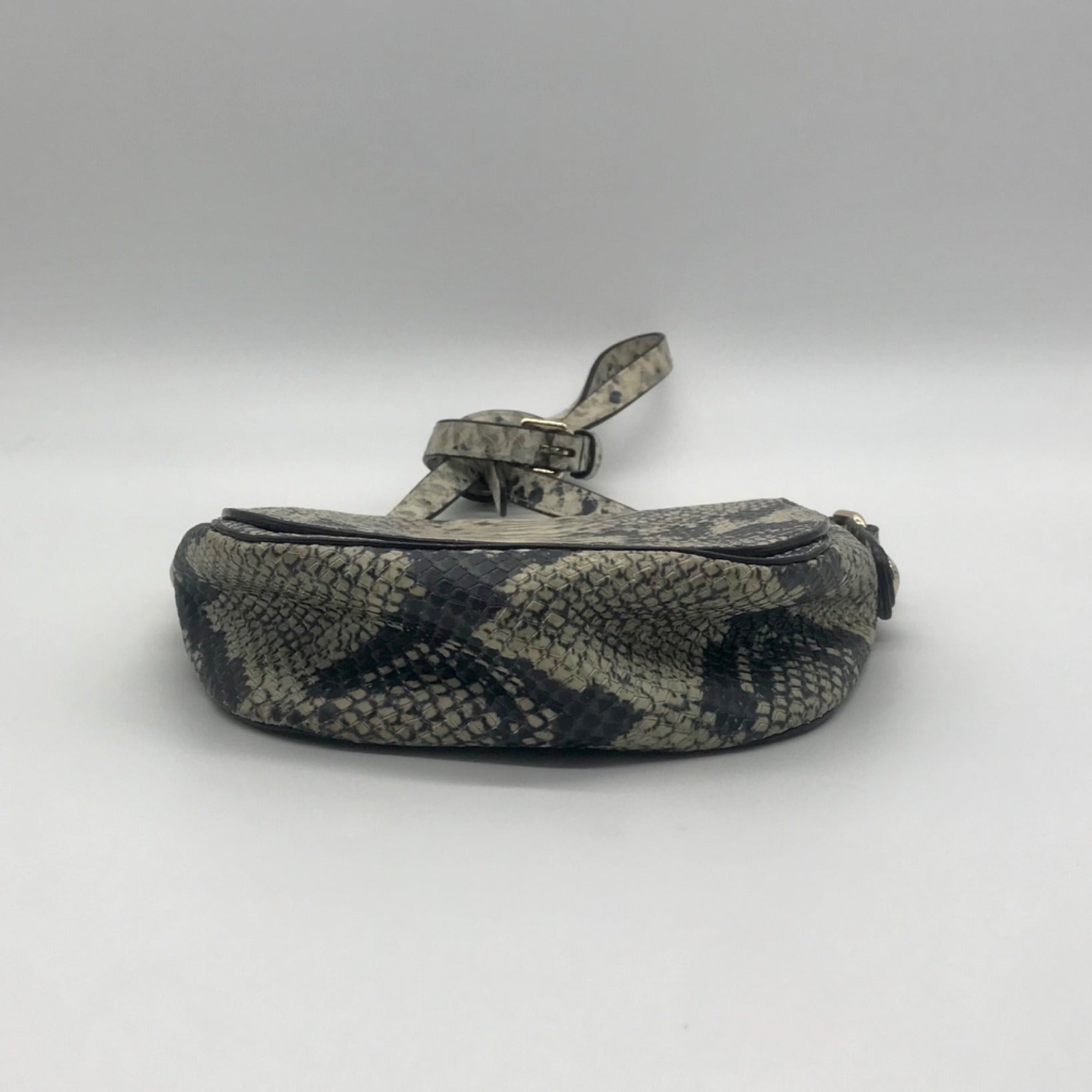 Henri Bendel Genuine Leather Snakeskin Crossbody Bag
