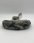 Henri Bendel Genuine Leather Snakeskin Crossbody Bag