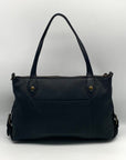 Frye Black Patchwork Leather & Suede Miren Tote