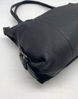 Frye Black Patchwork Leather & Suede Miren Tote