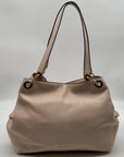 Michael Kors Raven Soft Pink Pebbled Leather Shoulder Tote