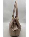 Michael Kors Raven Soft Pink Pebbled Leather Shoulder Tote