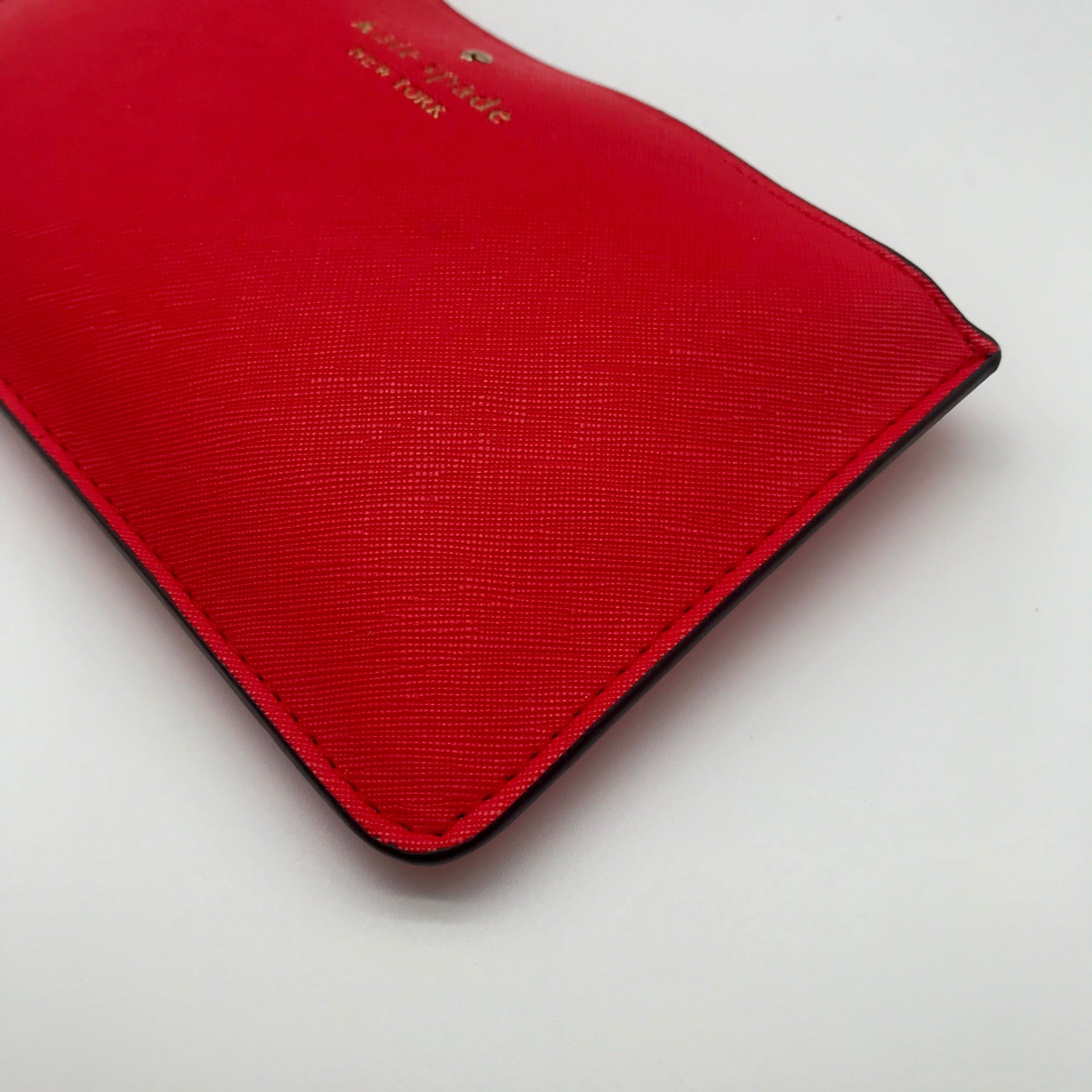 Kate Spade New York Red Leather Wristlet